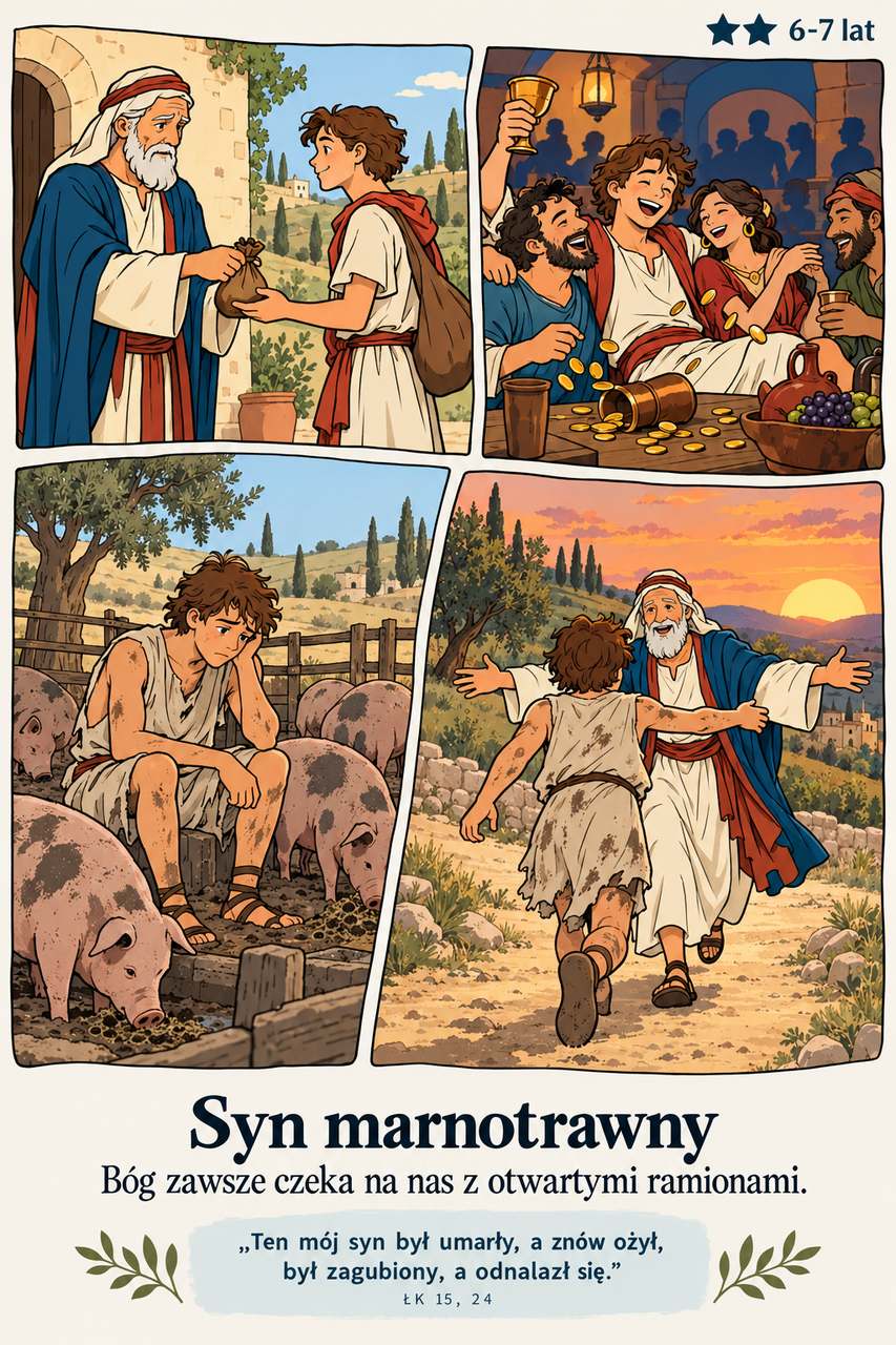 Syn marnotrawny — dla dzieci 6–7 lat